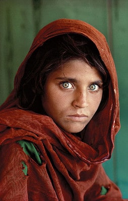 عکس دختر افغان - عکاس مستند Steve McCurry