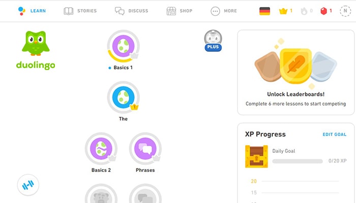 نمونه گیمیفیکیشن در آموزش با DuoLingo - پلتفرم یادگیری زبان